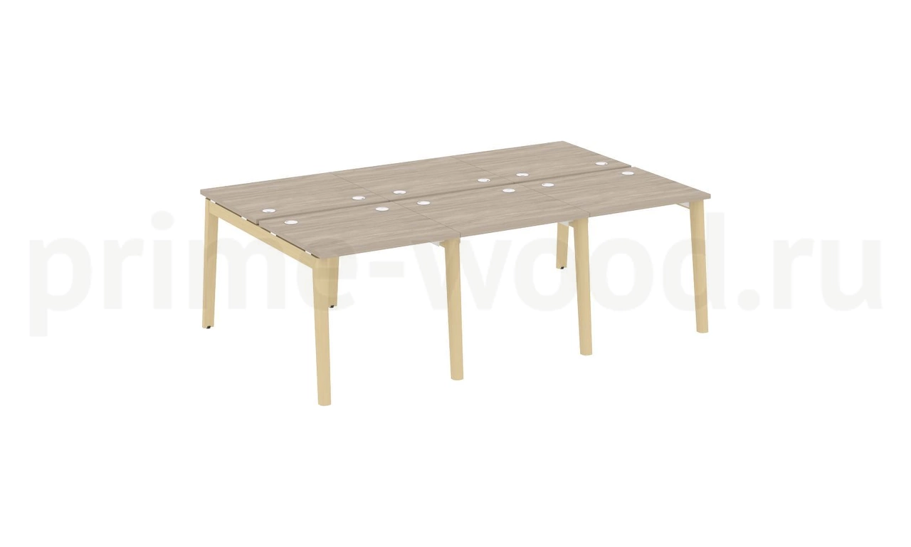 Рабочая станция, опоры - массив дерева ONIX WOOD 234x148x75 - фото 1